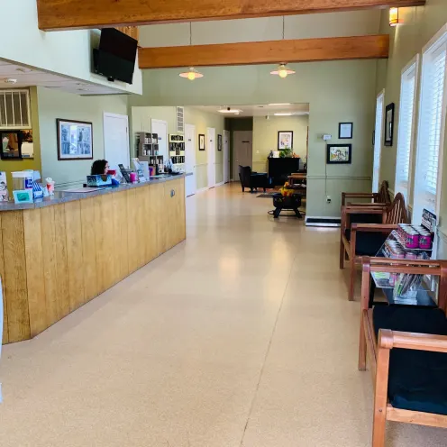 Best Friends Animal Hospital Lobby and waiting area